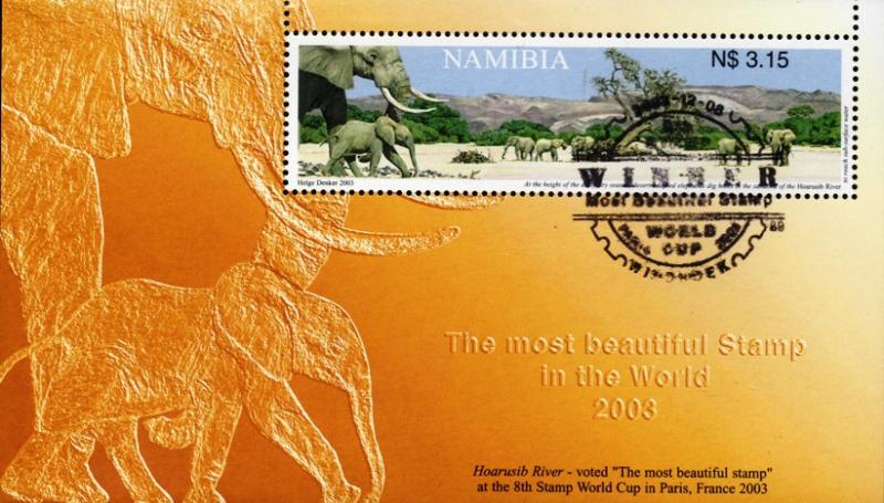 Namibia - 2003 Most Beautiful Stamp MS Used SG MS953