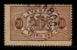 Sweden Scott # O22, used