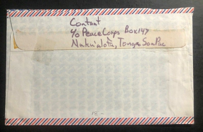 1973 Nukualofa Tonga Toga Airmail cover To Salt Lake City UT USA