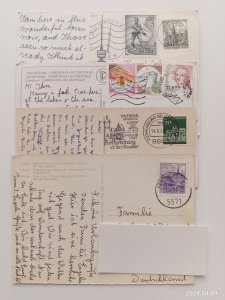 POSTAL HISTORY World Wide 4x POSTCARD (S112)