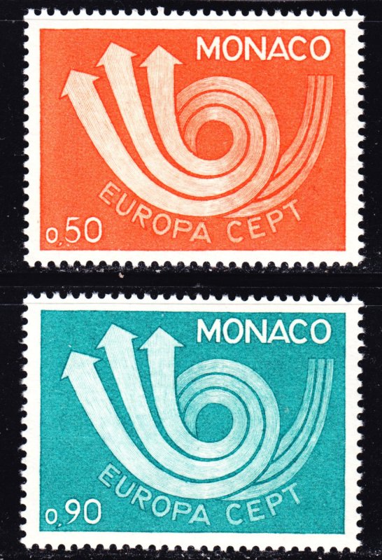 Monaco Scott 866-867  complete set  VF mint OG NH.