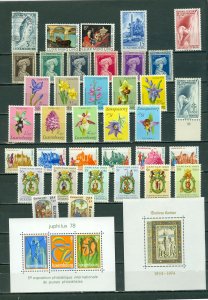 LUXEMBOURG NICE LOT of (39) MOSTLY MNH...SOME SETS
