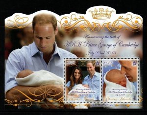 PITCAIRN ISLANDS SGMS884 2013 ROYAL WEDDING  MNH