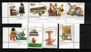 Greece Sc 2282-9 MNH of 2006 - Toys, Games, Doll, - AJ08