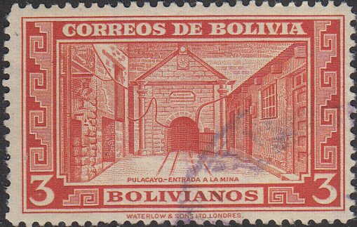 Bolivia #296 Used