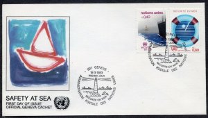 United Nations 1983 - Geneve - Safety at Sea - FDC