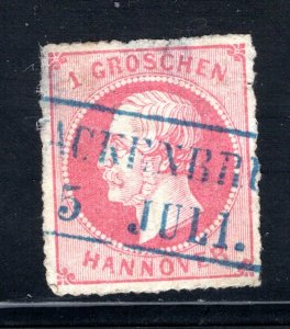 Hanover #27  Used thin  VF.  Cat $8.00   ...  2670033