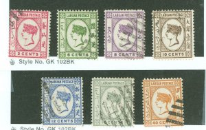 Labuan #33-39 Used Single (Complete Set)