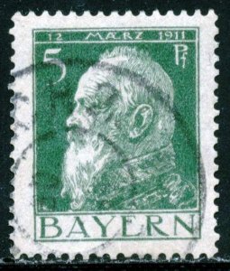 GERMANY-BAVARIA, #78 - USED - 1911 - GER223