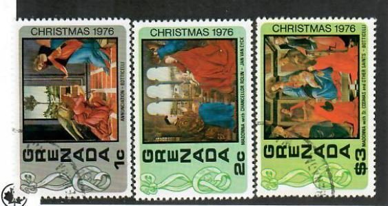 Grenada; Scott 773, 774, 778; 1976; Used