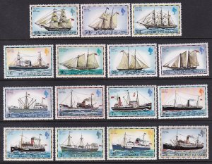 Falkland Islands 260-274 Ships MNH VF