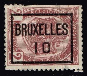 Belgium #83 Coat of Arms; Used Precancel (5.75)