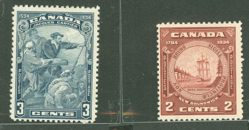 Canada #208/210 Unused Single