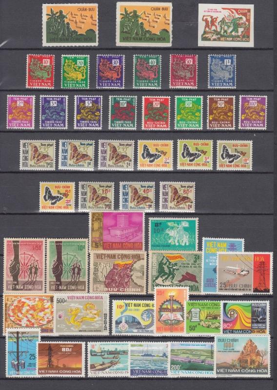 South Vietnam 1951-1975 100% Complete Collection include Unissued MNH Luxe