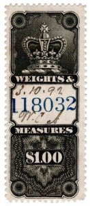 (I.B) Canada Revenue : Weights & Measures $1