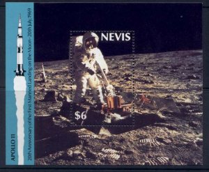 Nevis 590 MNH - Space, Apollo 11, Moon Landing