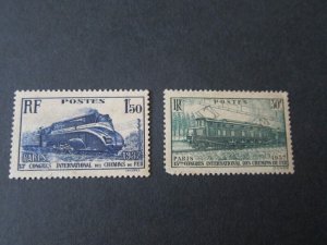 France 1937 Sc 327-8 set MNH