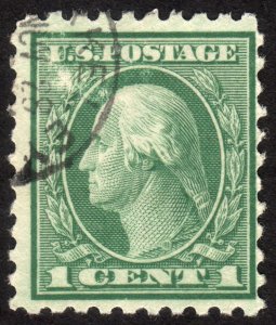 1921, US 1c, Washington, Used, Sc 543