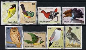 RWANDA - 1979 - Birds - Perf 8v Set  - Mint Never Hinged