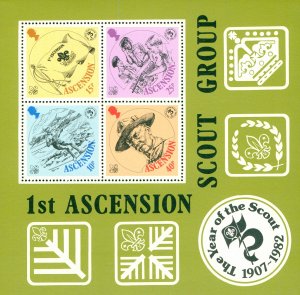 ASCENSION ISLAND 304a  MNH SS   BIN $3.50 (OVERSIZE SHIPPING)