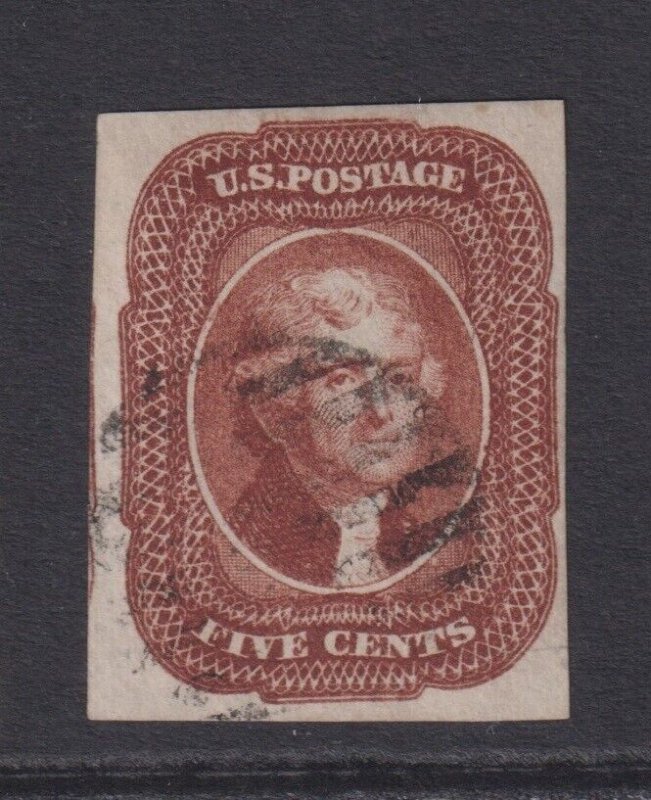 12 VF used 4 margins neat cancel with nice color ! see pic !