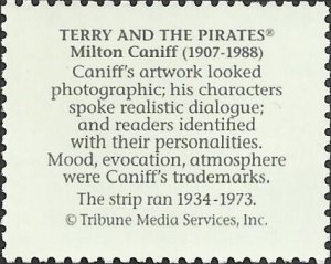 # 3000r MINT NEVER HINGED ( MNH ) TERRY AND THE PIRATES