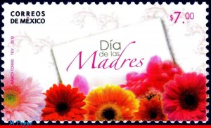 2675 MEXICO 2010 MOTHER´S DAY, FLOWERS & PLANTS, MNH