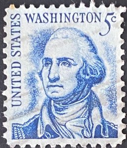 5c Washington blue United States    , stamp ge5 used