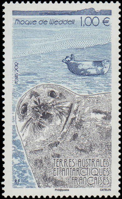 French Southern & Antarctic Territory #456, Complete Set, 2012, Marine Life, ...