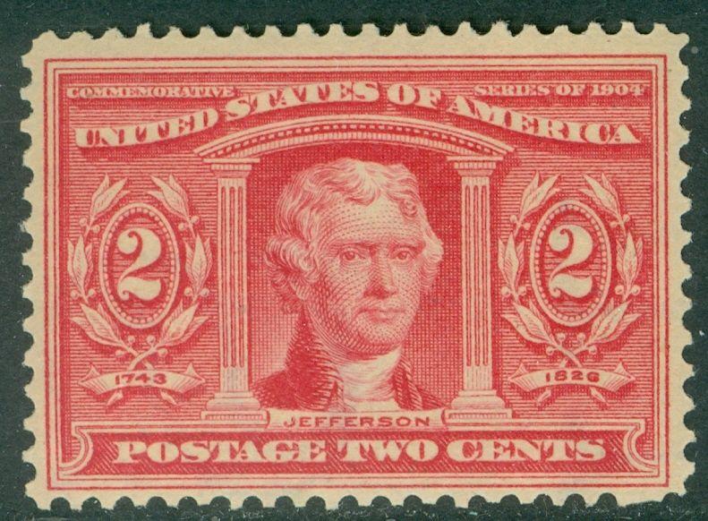 USA : 1904. Scott #324 Post Office Fresh & VF, Mint NH. Catalog $65.00.