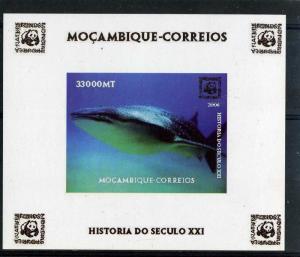 Mozambique 2006 WWF Endangered specie Manta Ray Deluxe s/s mnh.vf