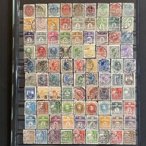 Collection of Denmark 350 All Different Mint/Used Stamps SCV $300+