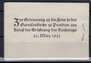 German Empire: 1933 Booklet Fridericus