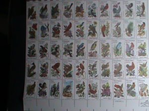 ​UNITED STATES- 1982 SC#2002d- 50 STATE BIRDS AND FLOWER LARGE.-MNH FULL SHEET