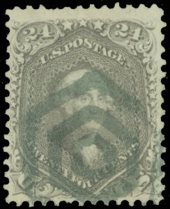 Scott #70a Used-VF, HEXAGON Geometric Fancy Cancel (sk/eno GE- H3) SCV $325.00+!
