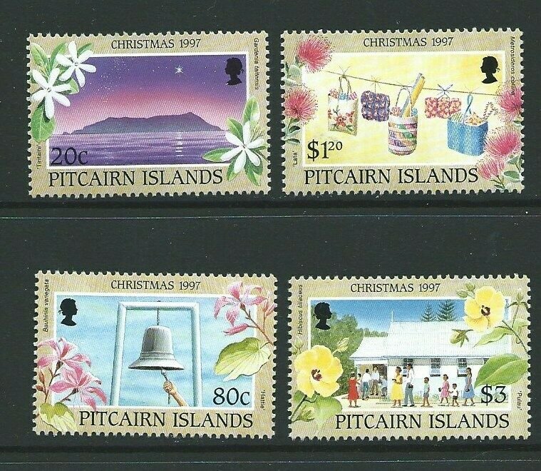 PITCAIRN ISLANDS SG522/5 1997 CHRISTMAS MNH