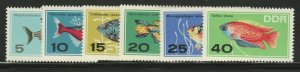 1966 Germany GDR DDR Scott 865-870 Full Set MH* A16P36F989-