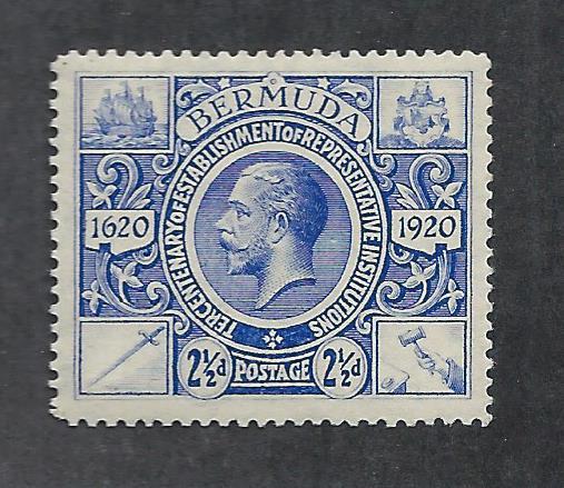 BERMUDA SC#  75 FVF/MLH 1921