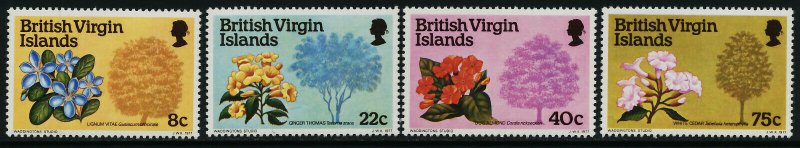 Virgin Islands 338-41 MNH Flowering Trees