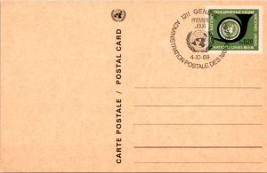 United Nations Geneva, Government Postal Card