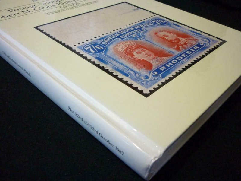 SOTHEBY'S AUCTION CATALOGUE 1987 RHODESIA ROBERT M GIBBS 1910-13 DOUBLE HEADS