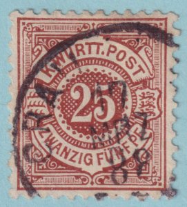 GERMAN STATES - WURTTEMBERG 62  USED - NO FAULTS VERY FINE! - UHV