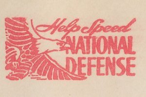 Meter cover USA 1945 Bird of prey - Eagle - National defense