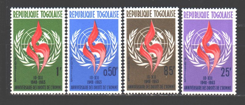 Togo. 1963. 381-84. 15 years of the adoption of the declaration of human righ...