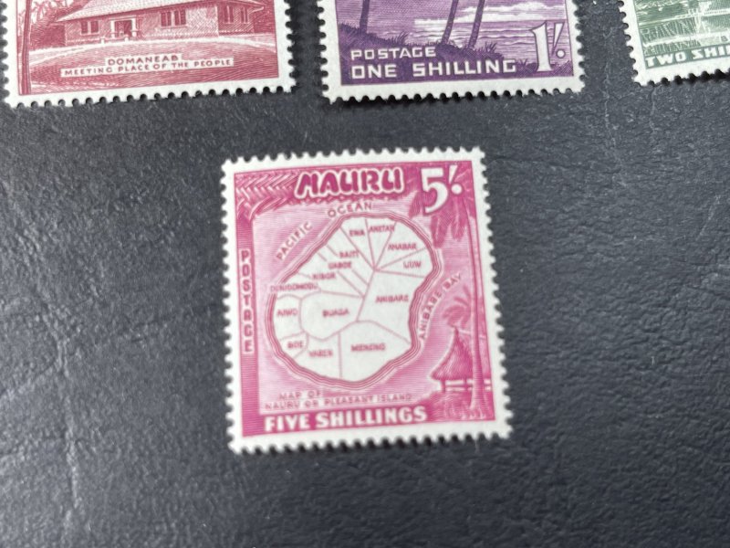 NAURU # 39-47-MINT/HINGED-----COMPLETE SET------1954