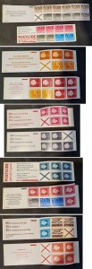 Nederland Big Collection Of Booklet STAMPS 1971-1972+3+6 .. 10 Booklet's...