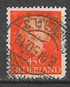 Netherlands 316: 45c Queen Juliana, used, F-VF