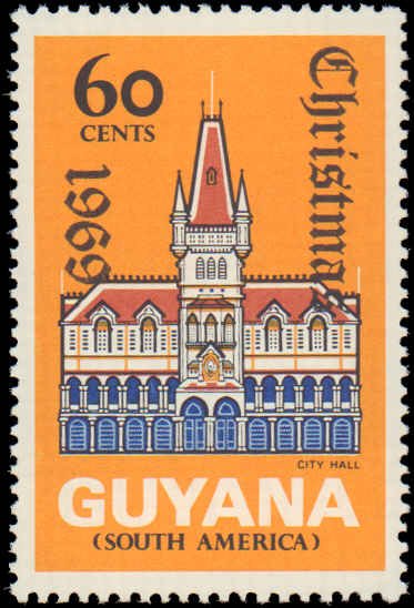 Guyana #102-105, Complete Set(4), 1969, Never Hinged