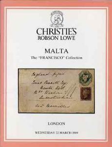 Auction Catalogue - Malta - Christie's 22 Mar 1989 - the ...