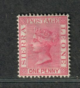 Sierra Leone Sc#23b M/H/VF, Rose Wmk #2, Cv. $225